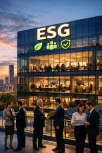 Empresarios creando nexos corporativos