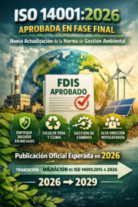 Aprobación de la norma ISO 14001